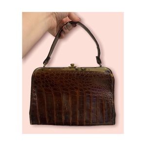 Vintage Crocodile Purse